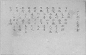 4年修了進学者名