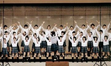 合唱コンクール本番（高56回卒業アルバム）