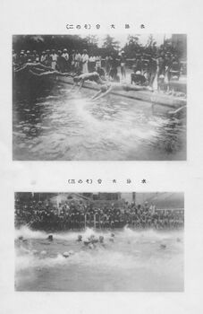 口絵写真 水泳大会