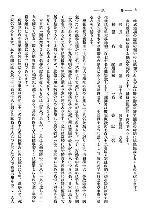 校友会雑誌 第05号 011 岡田校長 卒業式に於ける学事報告02.jpg