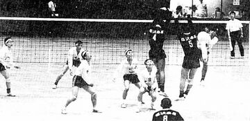 関東高等学校バレボール選手権大会（昭和47年･向側小山台）