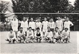 バレー班夏合宿74男子1,2年