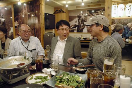 塩沢くん遅れて到着！