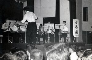 1966 ブラスバンド班 文化祭.jpg