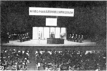 創立50周年記念式典_国立教育会館(60周年記念誌P26)