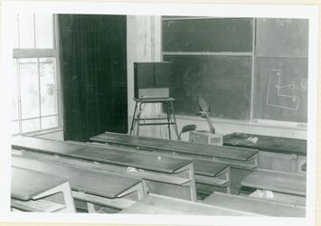 旧校舎の階段教室　奥野先生撮影