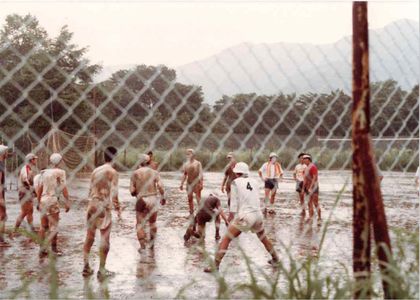 テニスコートがバレーコート