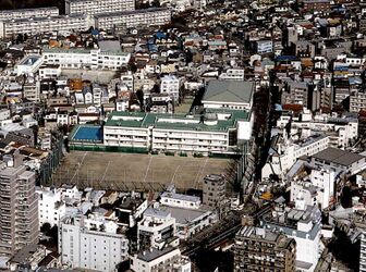 校舎空撮(高57回卒業アルバム)