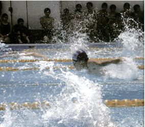 水泳大会(高68回卒業アルバム)