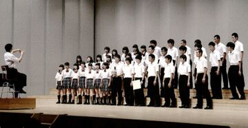 合唱コンクール(高70回卒業アルバム)