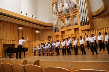 合唱コンクール(小山台高校提供)