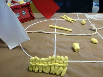 綱引き、棒倒し、100人ラグビー、増脚リレー等