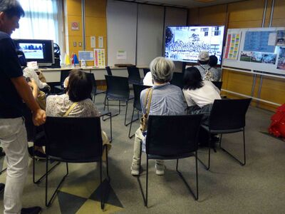 思い出の動画と観客